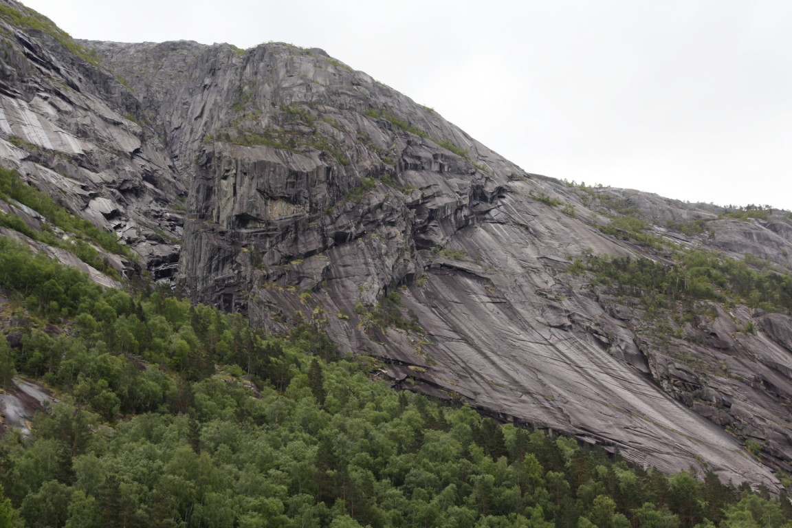 Rock Formation, Eidfjorden, Hardangerfjorden, Norway
